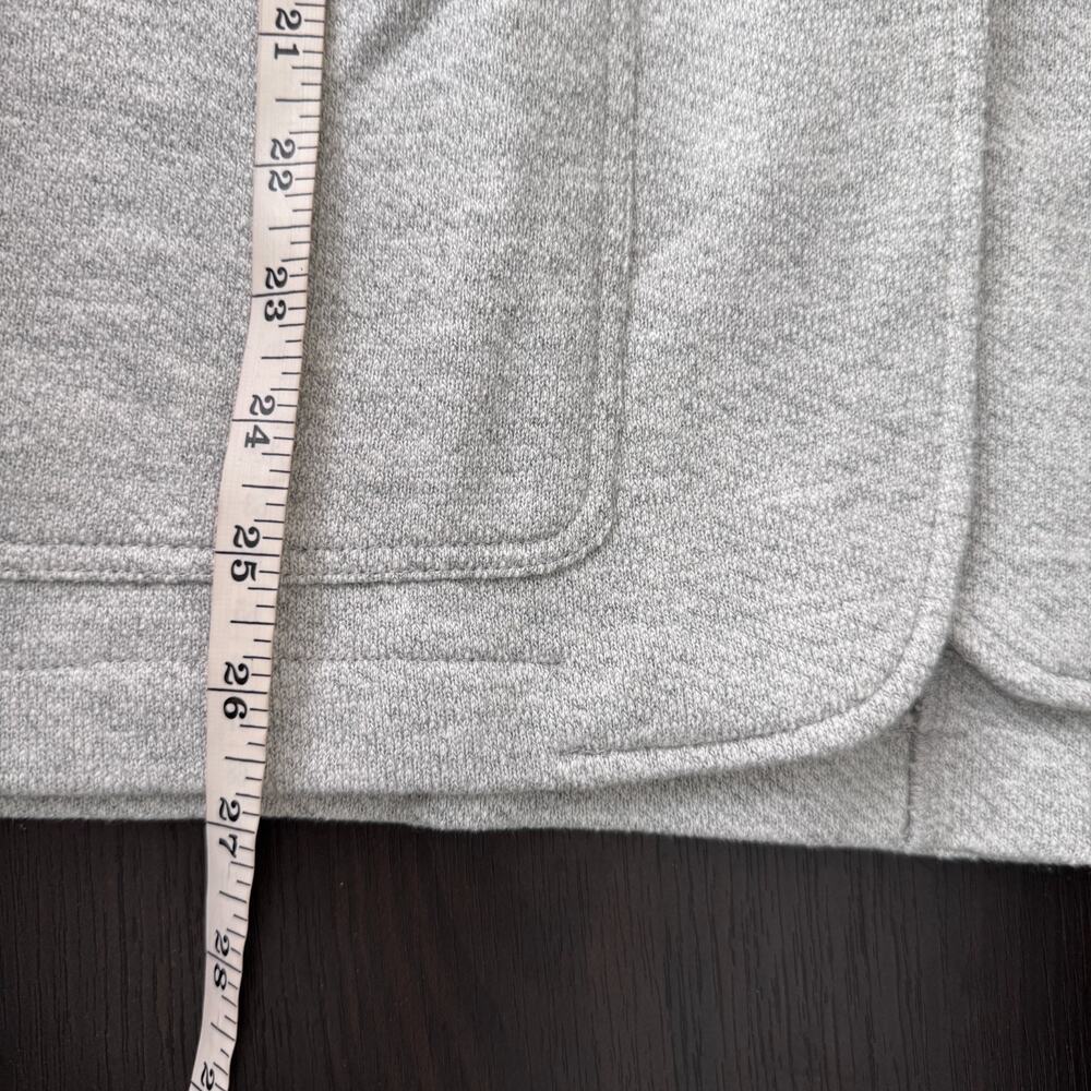 Faherty Inlet Knit Blazer WOMENS Large Jacket Sweatshirt Comfort Unlined Grey - Picture 7 of 8